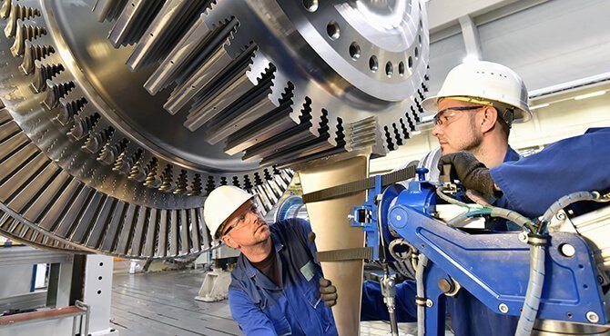 inspectors inspecting oil and gas equipment