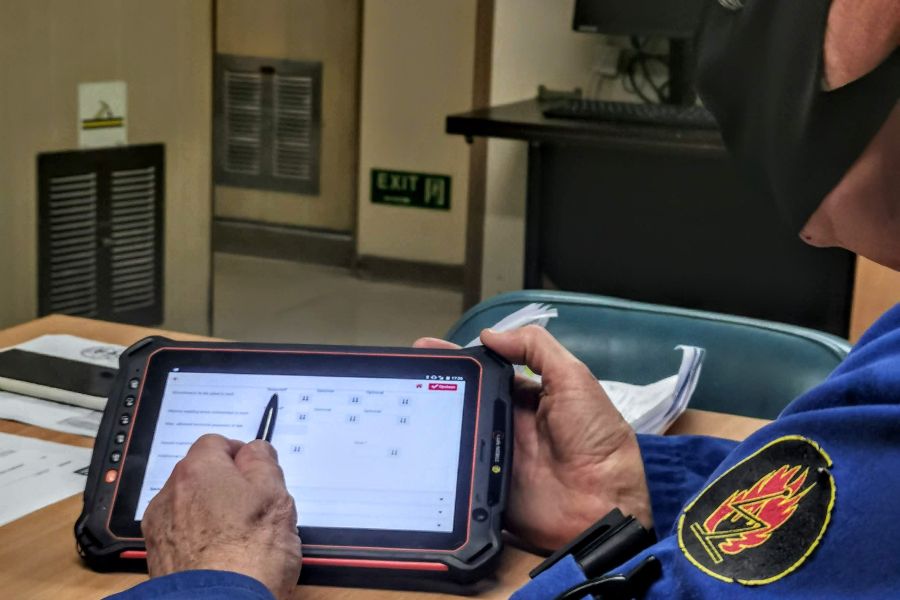 terminal chief meeting chief captain and performing  isgott using smartflow